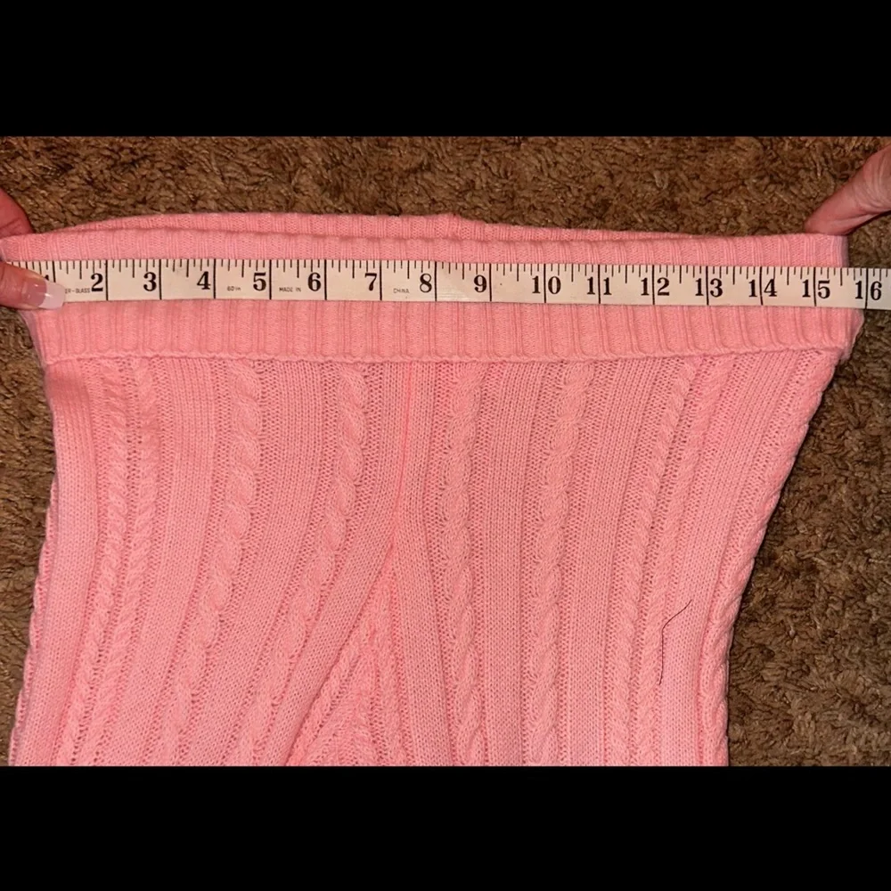 Sugar Thrillz Dolls Kill Pink Knit Jacket & Flare Pants SET S NWT - Picture 6 of 9